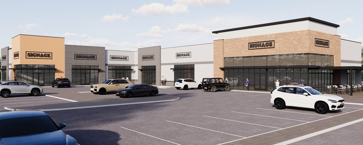 Lavon TX Retail Development Rendering